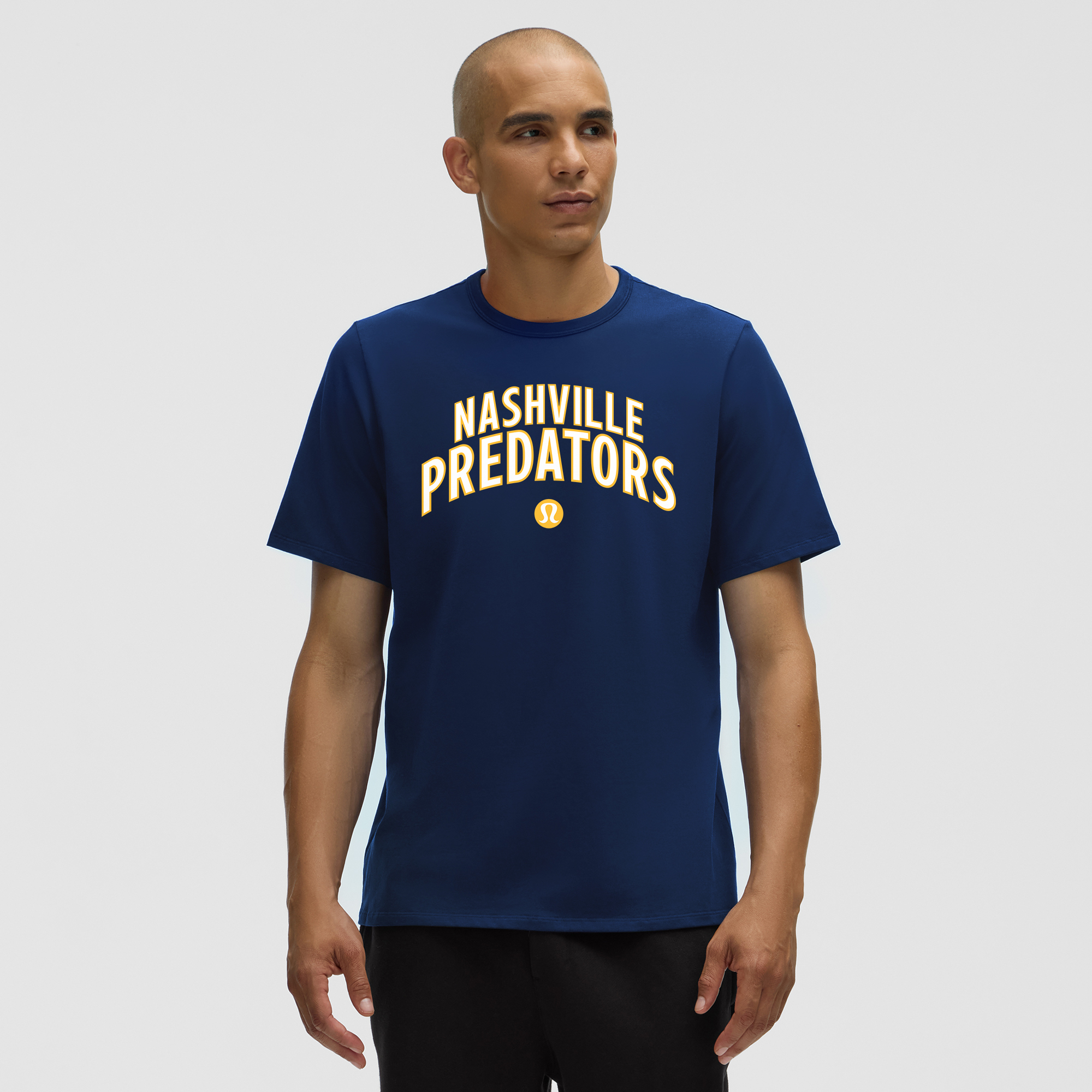Men's lululemon Blue Nashville Predators Organic Cotton Classic-Fit T-Shirt