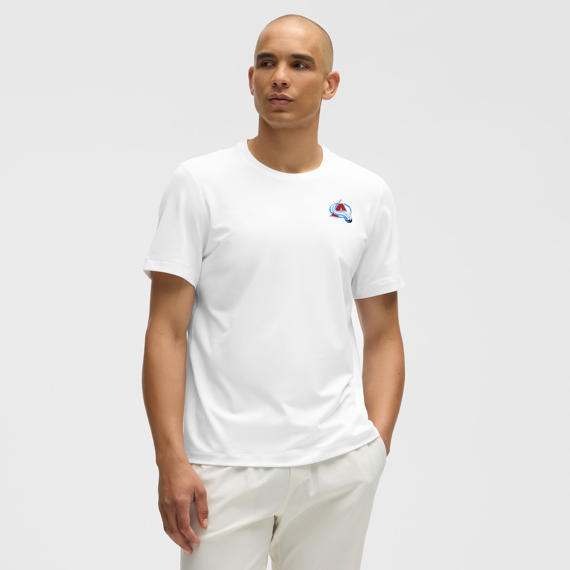 Men's lululemon White Colorado Avalanche Soft Jersey T-Shirt