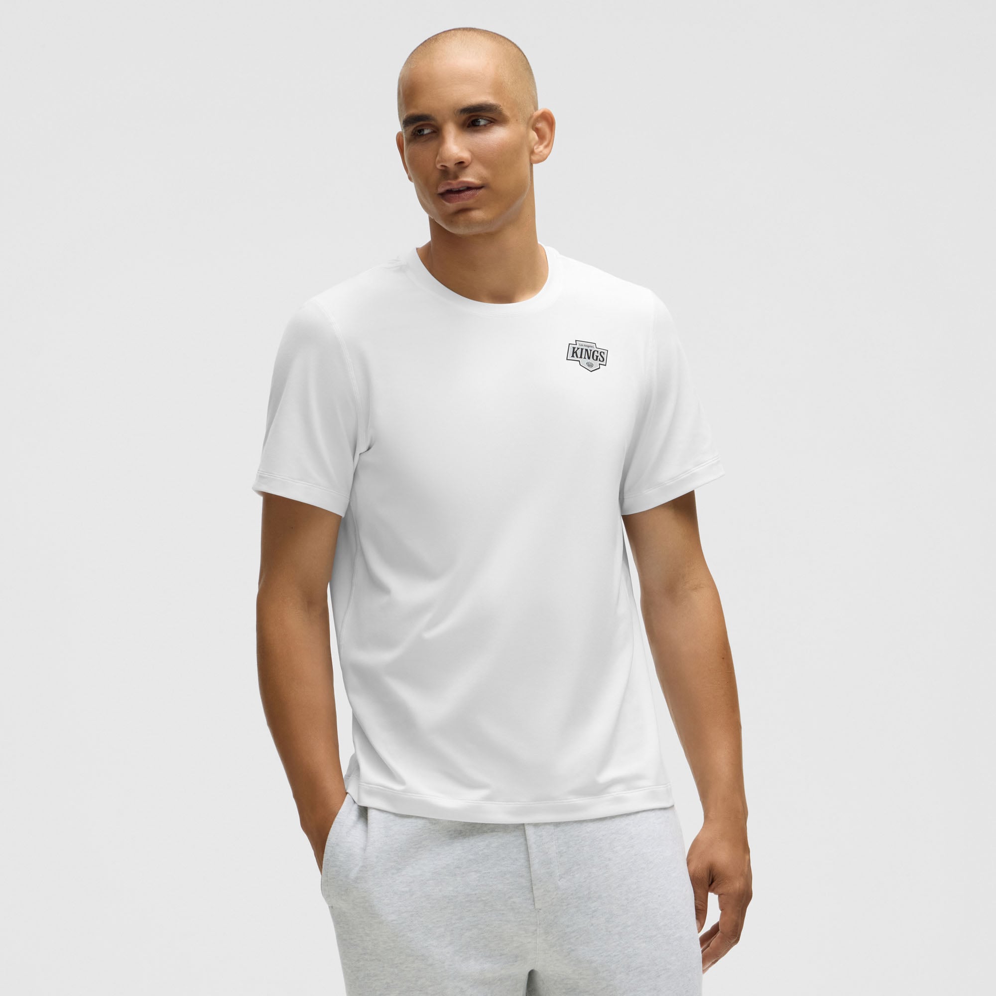 Men's lululemon White Los Angeles Kings Soft Jersey T-Shirt