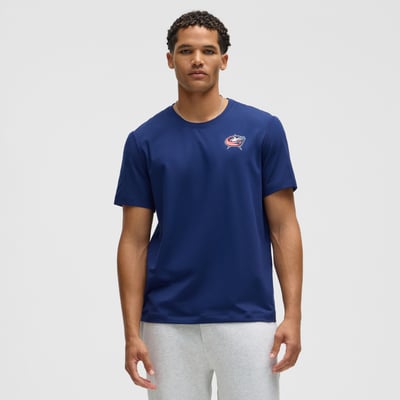 Men's lululemon Blue Columbus Blue Jackets Soft Jersey T-Shirt