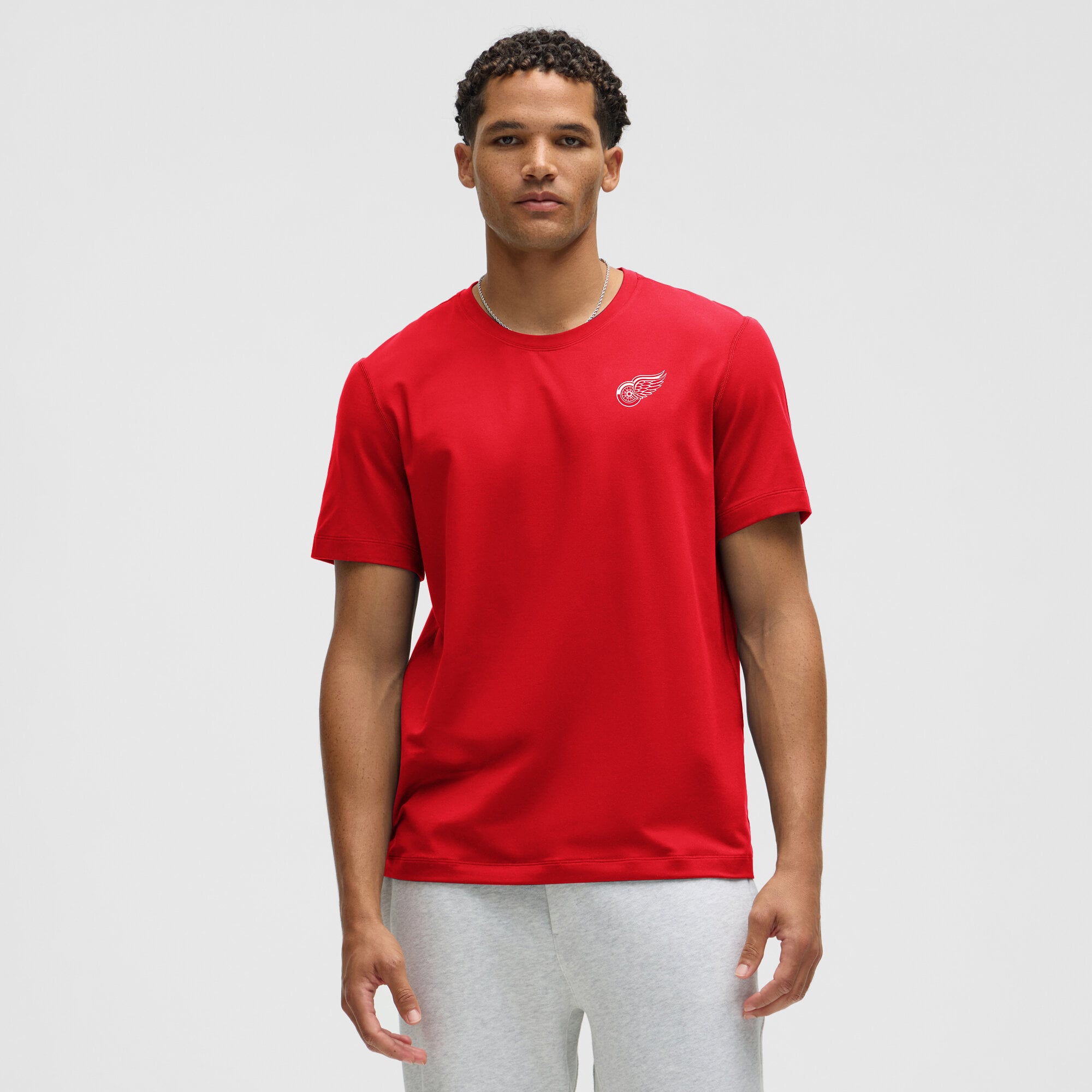 Men's lululemon True Red Detroit Red Wings Soft Jersey T-Shirt