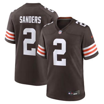 Cleveland Browns Nike Game Home Jersey - Brown - Shedeur Sanders - Mens