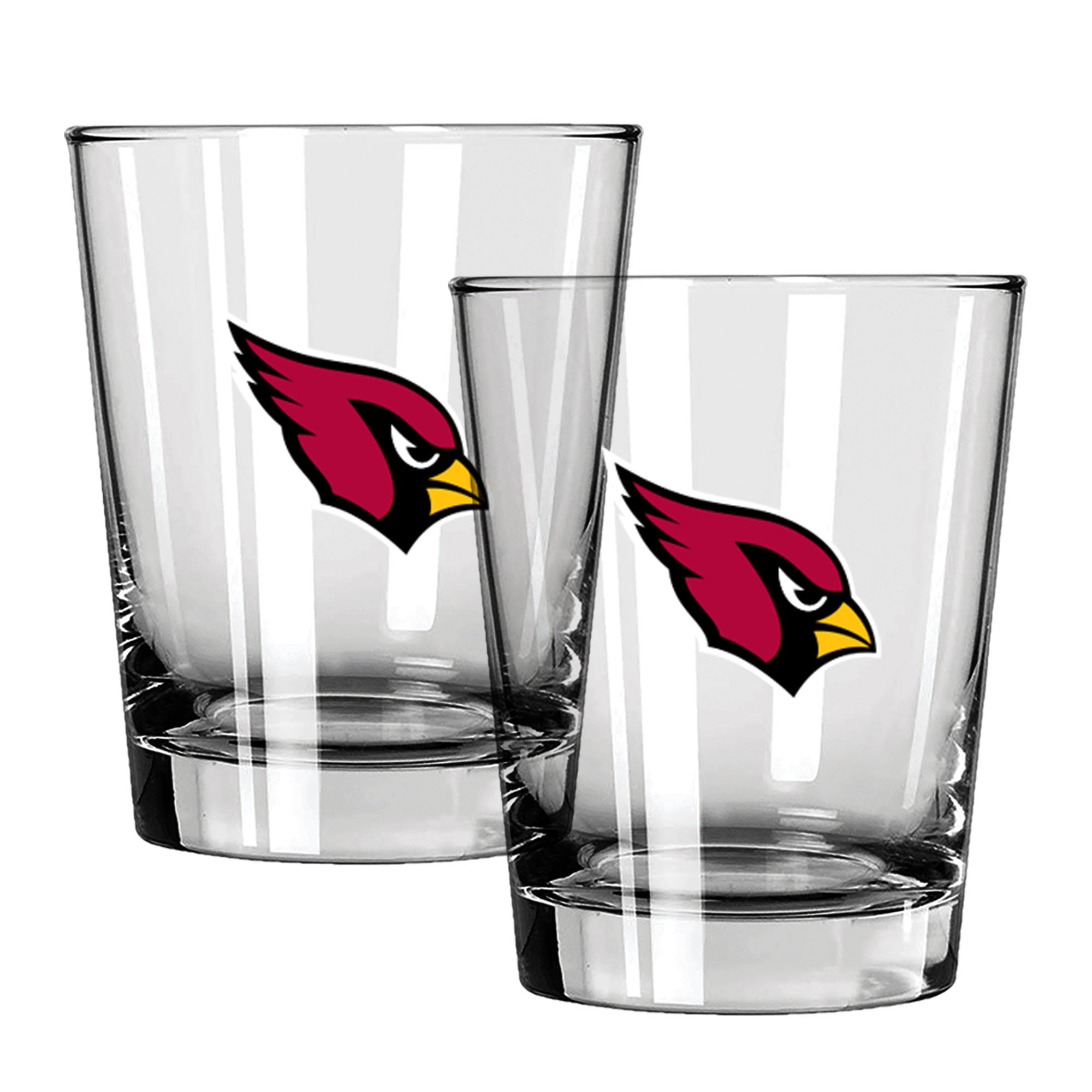 The Memory Company Arizona Cardinals 15oz. Two-Pack Rocks Glass Gift Set