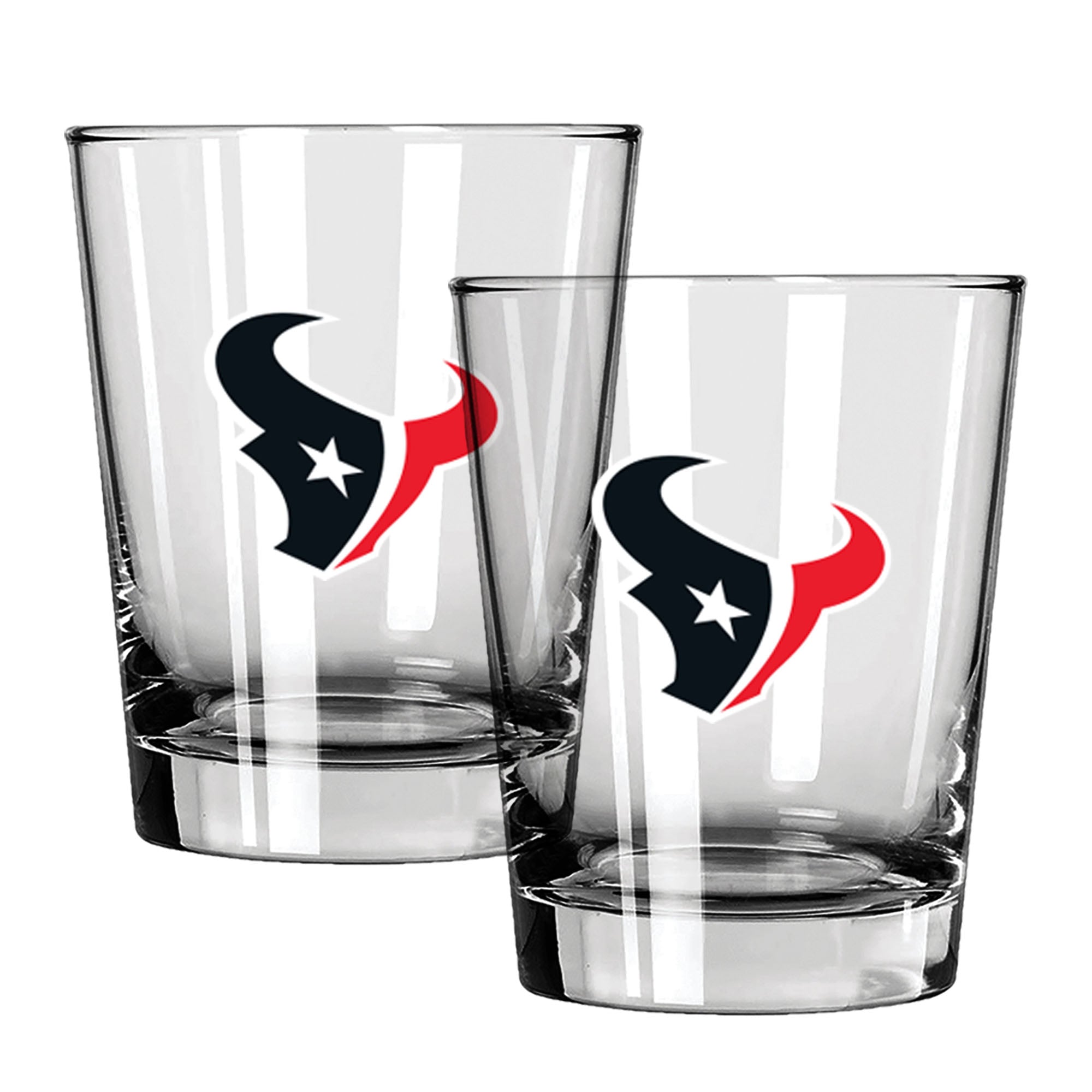The Memory Company Houston Texans 15oz. Two-Pack Rocks Glass Gift Set