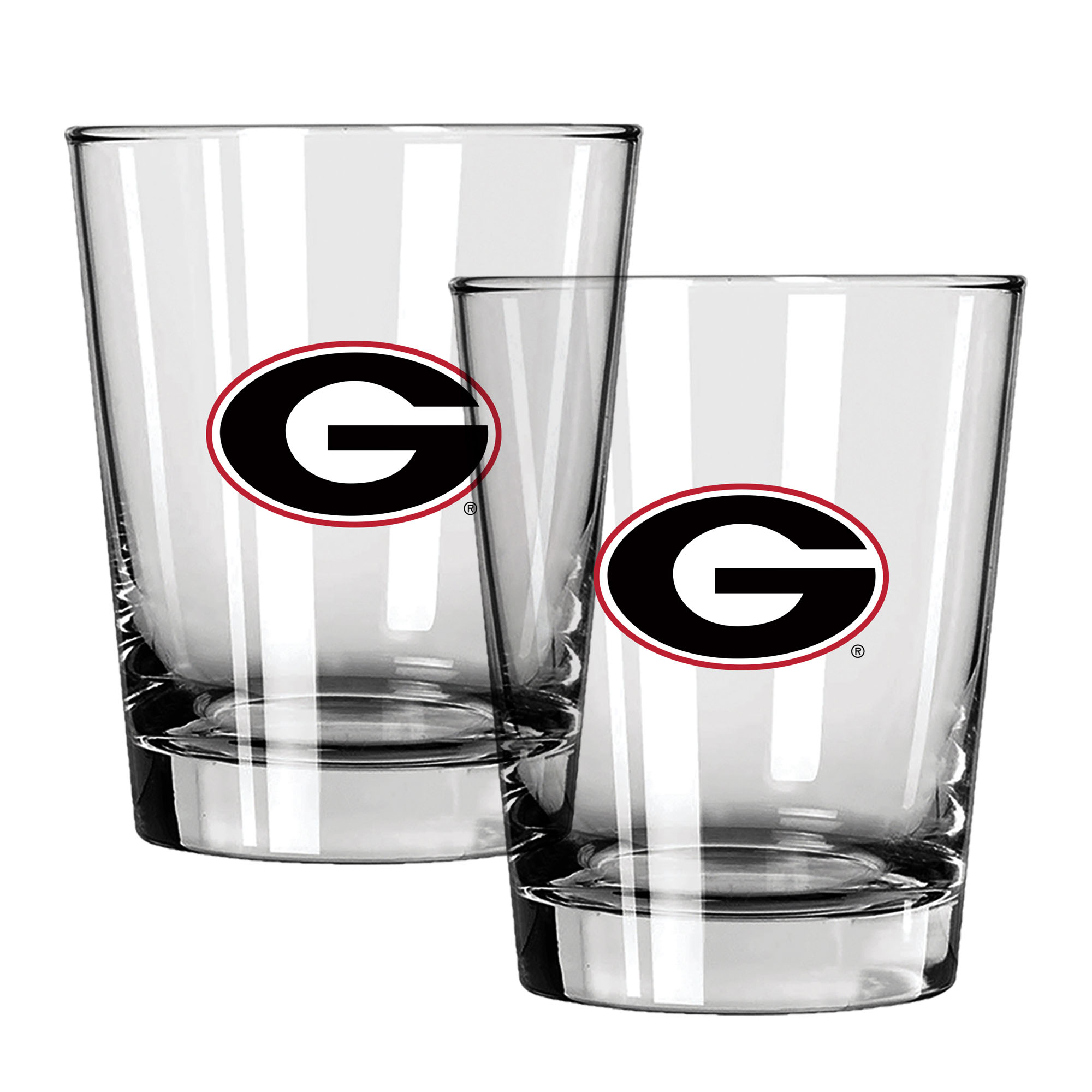 The Memory Company Georgia Bulldogs 15oz. Two-Pack Rocks Glass Gift Set The Memory Company Georgia Bulldogs 15oz. Two-Pack Rocks Glass Gift Set