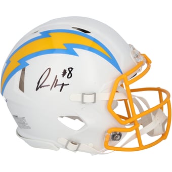 Omarion Hampton Los Angeles Chargers Autographed Riddell Speed Authentic Helmet