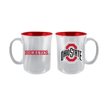 The Memory Company Ohio State Buckeyes 2-Pack 15oz. Iridescent Ceramic Mug Set