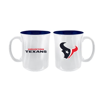 The Memory Company Houston Texans 2-Pack 15oz. Iridescent Ceramic Mug Set