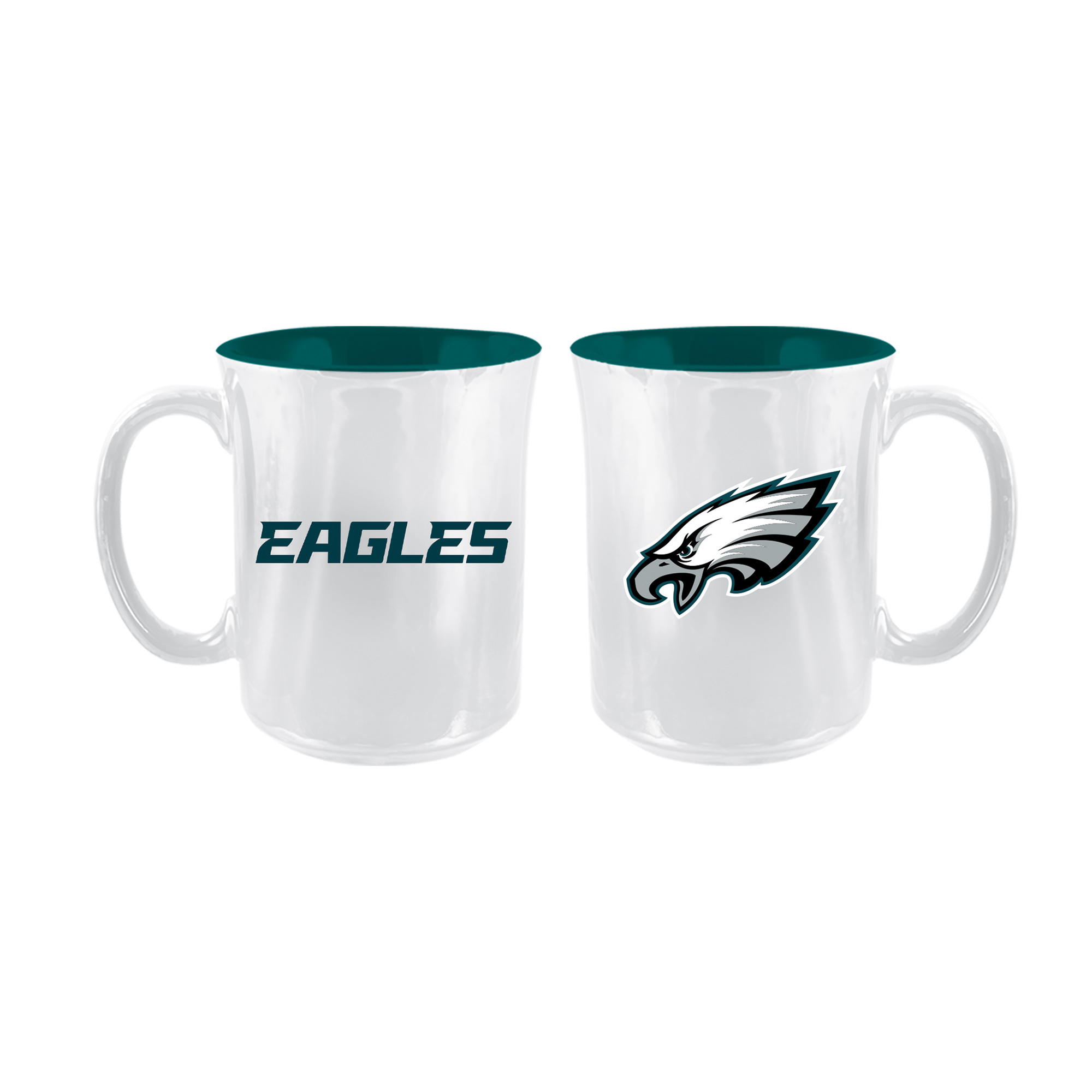 The Memory Company Philadelphia Eagles 2-Pack 15oz. Iridescent Ceramic Mug Set