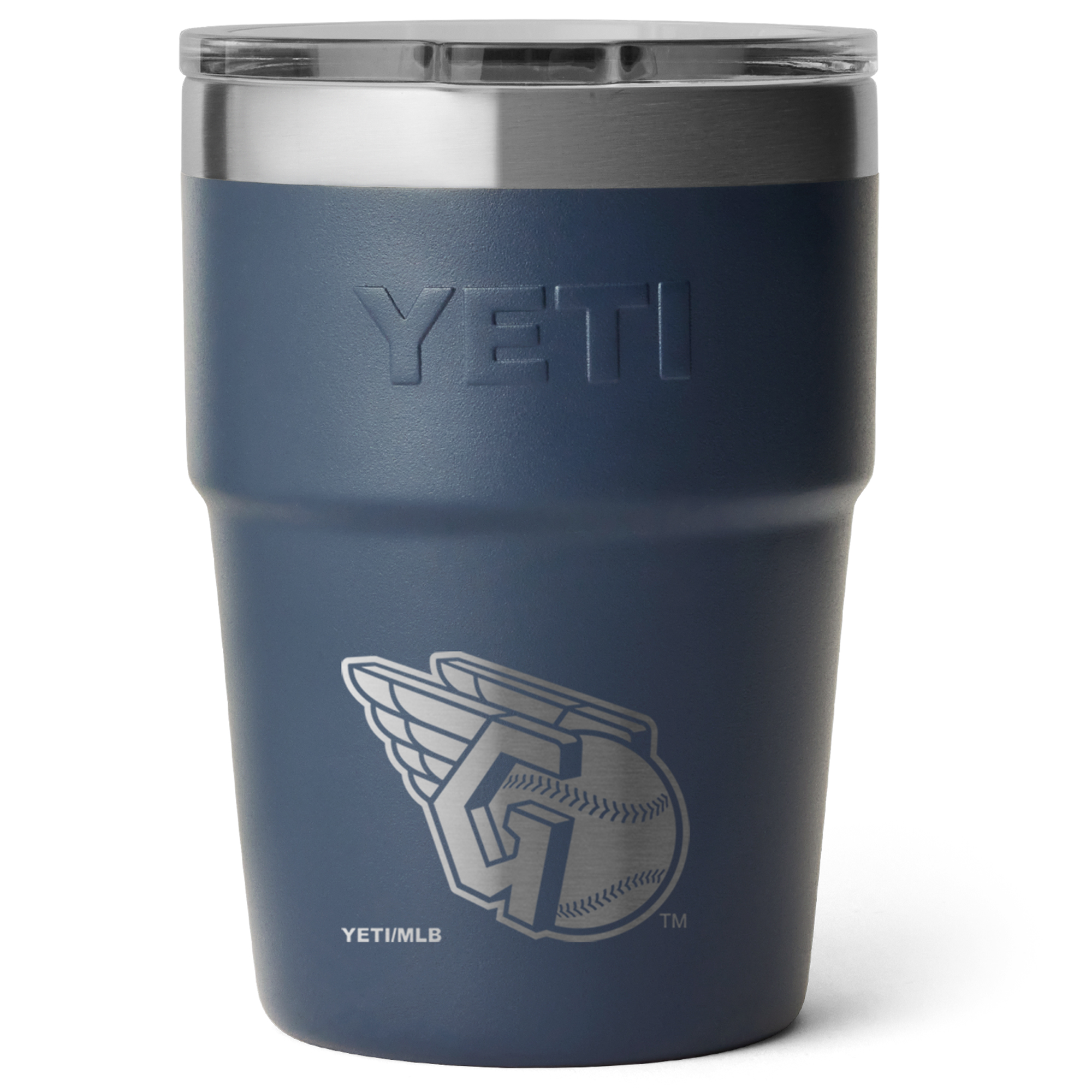 YETI Cleveland Guardians 16oz. Rambler Stackable Cup with Magslider Lid