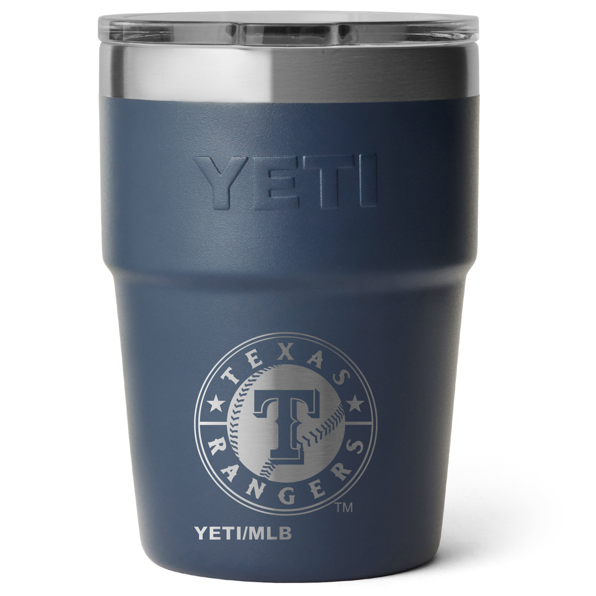 YETI Texas Rangers 16oz. Rambler Stackable Cup with MagSlider Lid YETI Texas Rangers 16oz. Rambler Stackable Cup with MagSlider Lid