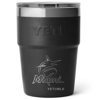 YETI Miami Marlins 16oz. Rambler Stackable Cup with MagSlider Lid