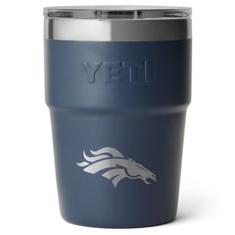 YETI Denver Broncos 16oz. Rambler Stackable Cup with MagSlider Lid