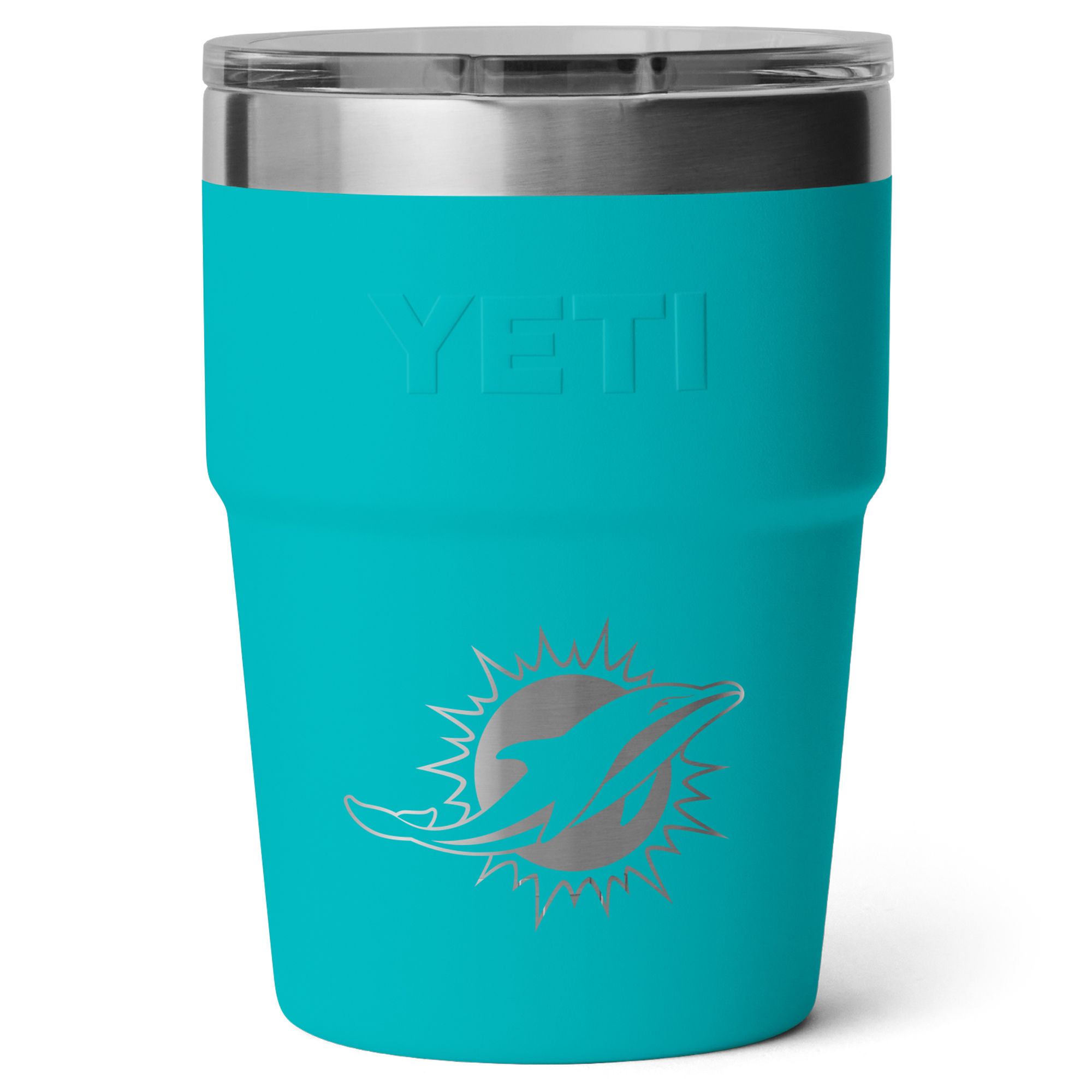 YETI Miami Dolphins 16oz. Rambler Stackable Cup with Magslider Lid