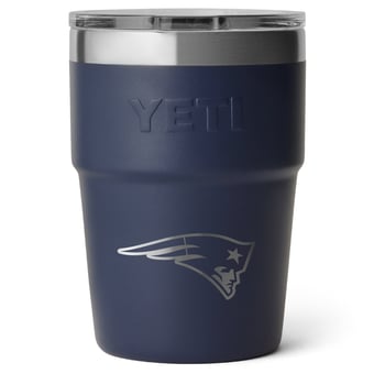 YETI New England Patriots 16oz. Rambler Stackable Cup with MagSlider Lid