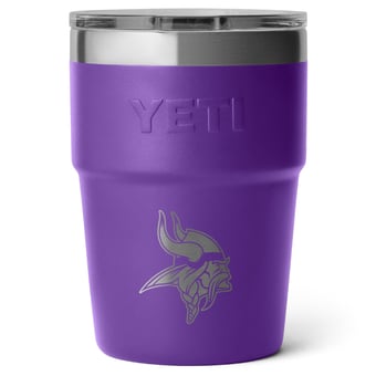 YETI Minnesota Vikings 16oz. Rambler Stackable Cup with MagSlider Lid