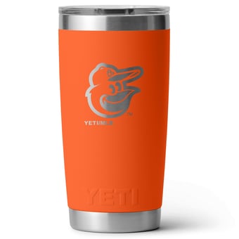 YETI Baltimore Orioles 20oz. Rambler Tumbler with Magslider Lid