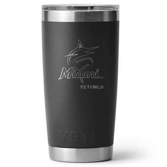 YETI  Miami Marlins 20oz. Rambler Tumbler with Magslider Lid