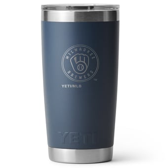 YETI  Milwaukee Brewers 20oz. Rambler Tumbler with Magslider Lid