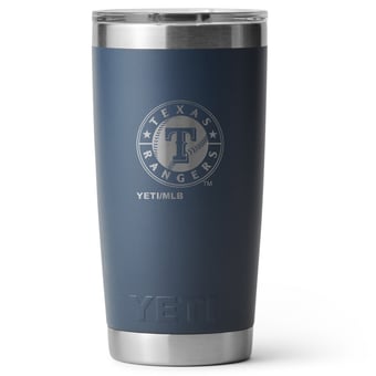 YETI  Texas Rangers 20oz. Rambler Tumbler with Magslider Lid