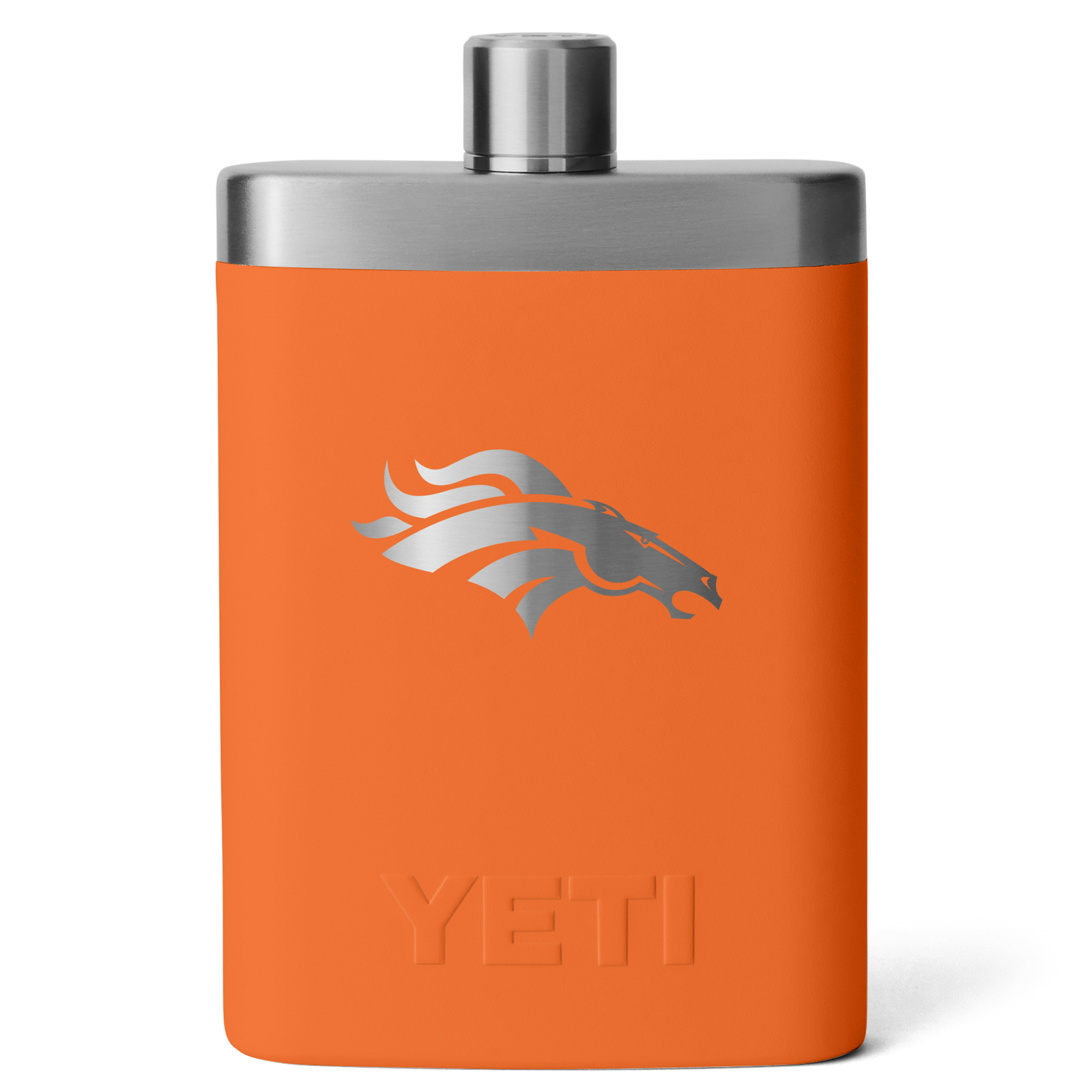YETI Orange Denver Broncos 7oz. Flask