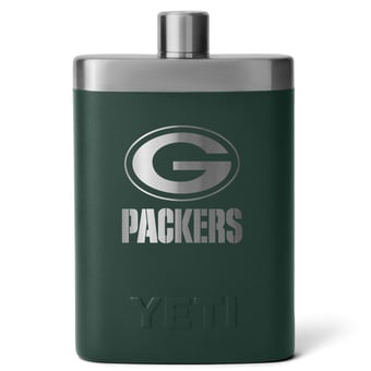 YETI Green Green Bay Packers 7oz. Flask