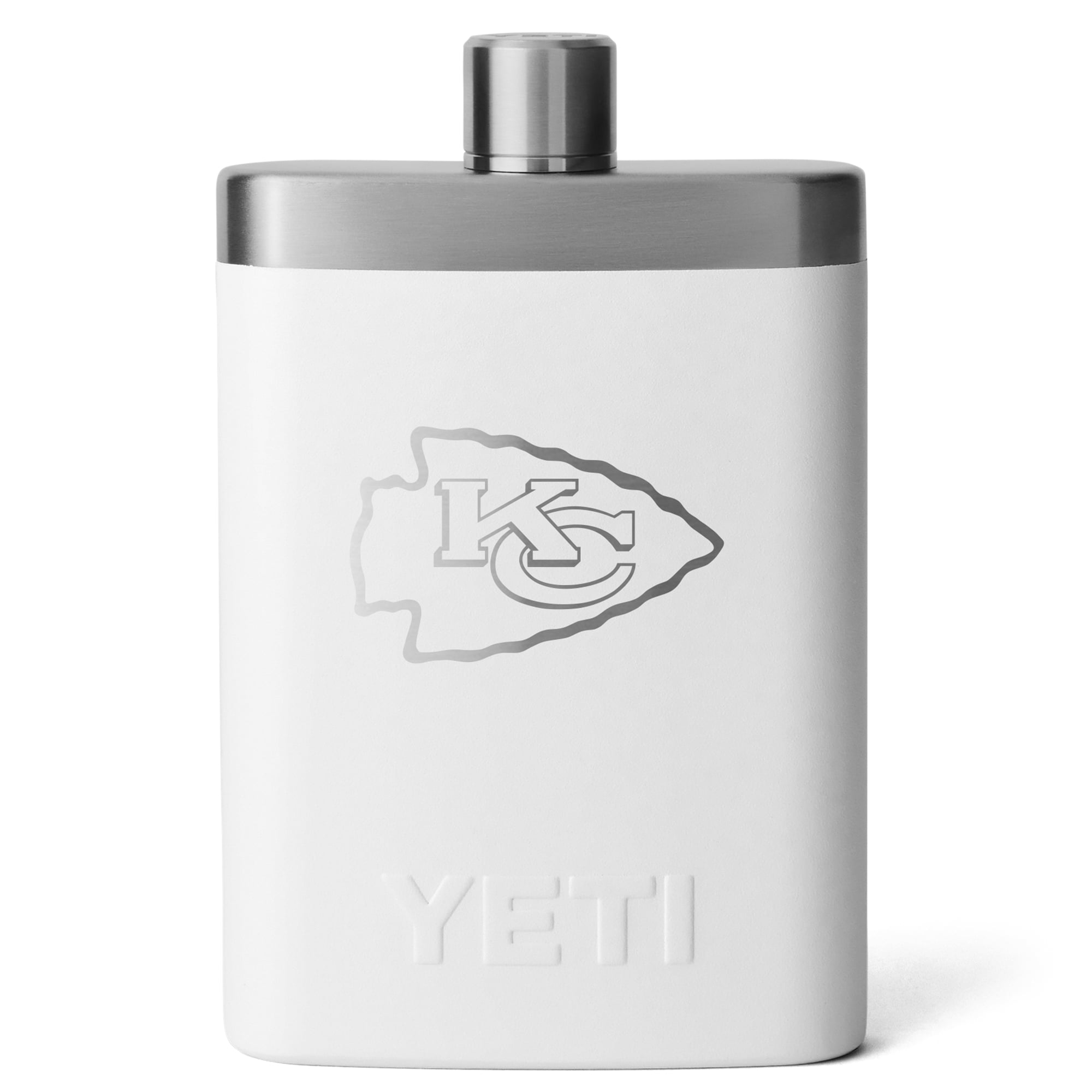 YETI White Kansas City Chiefs 7oz. Flask