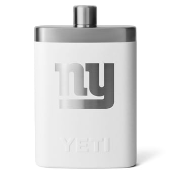 YETI White New York Giants 7oz. Flask