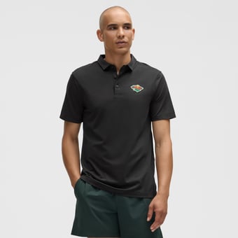 Men's lululemon Black Minnesota Wild Evolution Polo