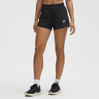 Women's lululemon Black Dallas Stars Hotty Hot High-Rise Lined Short 4"