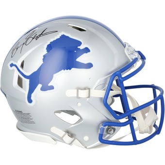 Barry Sanders Detroit Lions Autographed Riddell 1983-2022 Throwback Speed Authentic Helmet