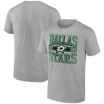 Men's Heather Gray Dallas Stars Retro Vibe T-Shirt