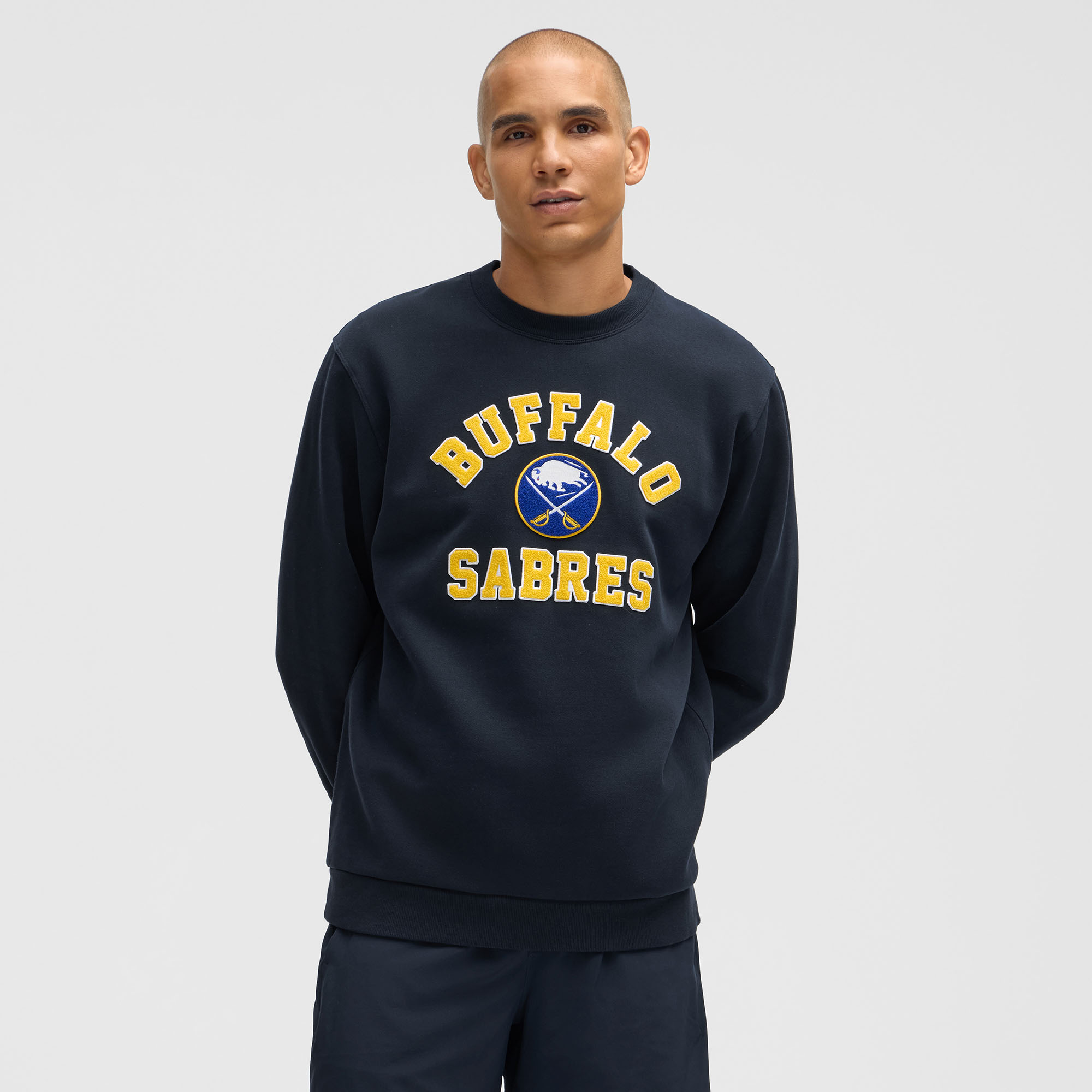 Men’s lululemon True Navy Buffalo Sabres Steady State Crew Men’s lululemon True Navy Buffalo Sabres Steady State Crew