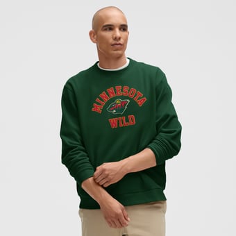 Men's lululemon  Green Minnesota Wild Steady State Crew