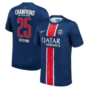 Maillot Collector Domicile Stadium PSG Nike 24/25 - Champions of Europe 2025 - Enfant, vue 1
