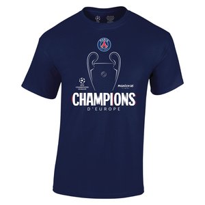 T-Shirt PSG Champions d'Europe 2025 Trophée - Bleu - Enfant, vue 2