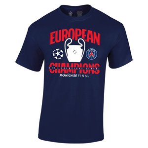 T-Shirt PSG Champions d'Europe 2025 Champions d'Europe - Bleu - Enfant, vue 2