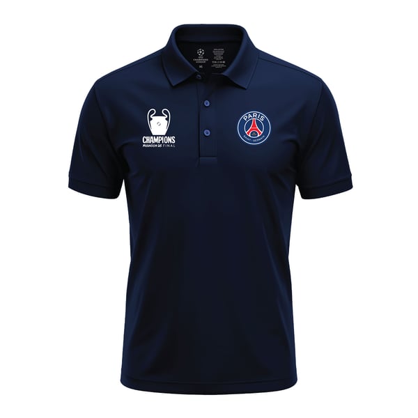 Polo PSG Champions d'Europe 2025 - Bleu - Enfant