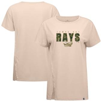 Women's Levelwear Khaki Tampa Bay Rays Influx Protect W T-Shirt