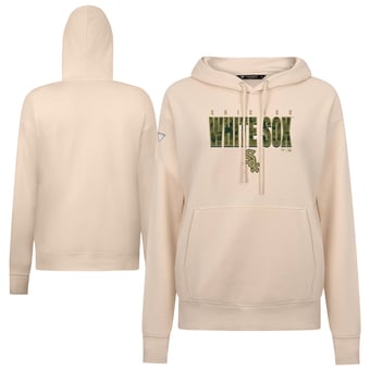Women's Levelwear Khaki Chicago White Sox Adorn Protect W Pullover Hoodie