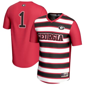Unisex GameDay Greats #1 Red Georgia Bulldogs Lightweight Soccer Fashion Jersey