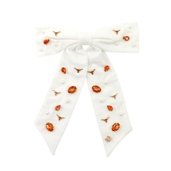 Brianna Cannon Texas Longhorns Bow Barrette