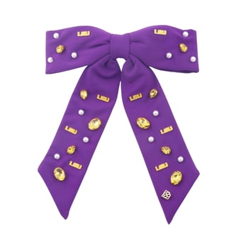 Brianna Cannon LSU Tigers Bow Barrette