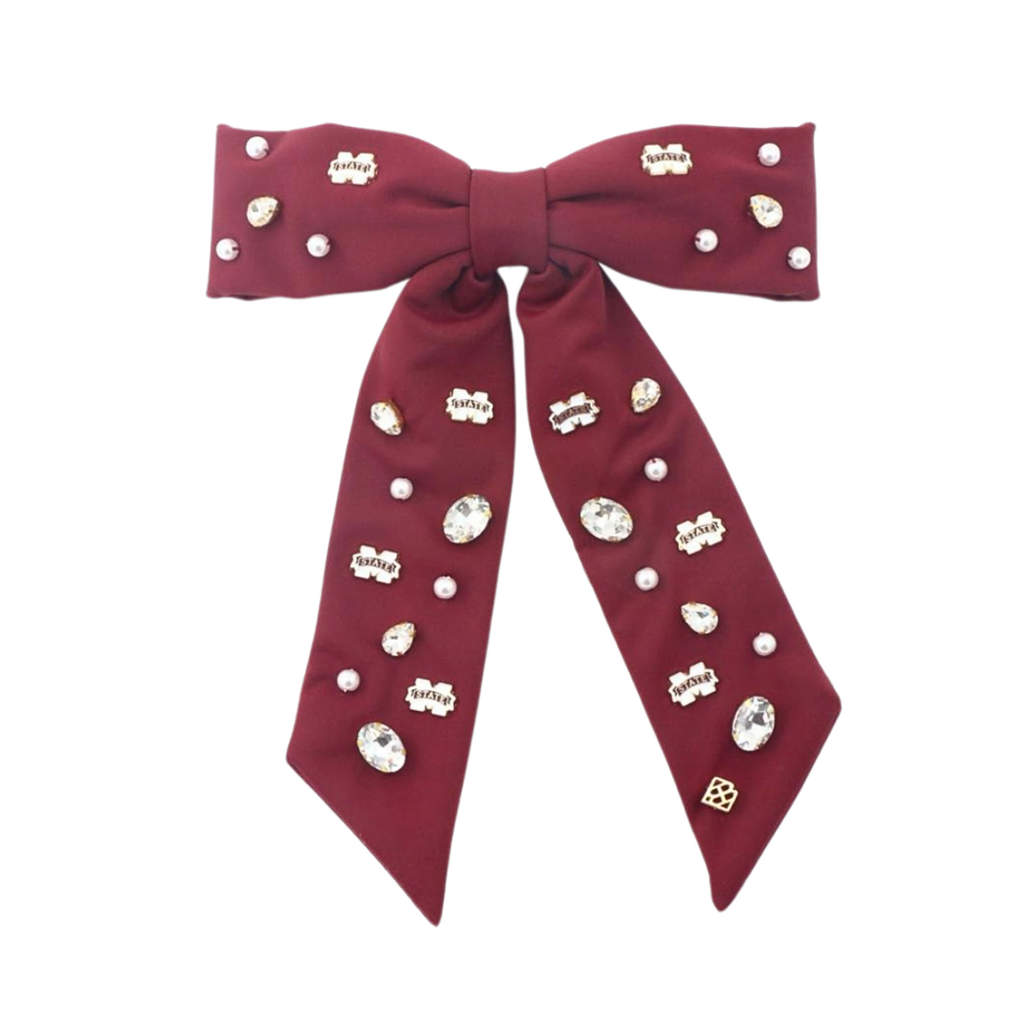 Brianna Cannon Mississippi State Bulldogs Bow Barrette Brianna Cannon Mississippi State Bulldogs Bow Barrette
