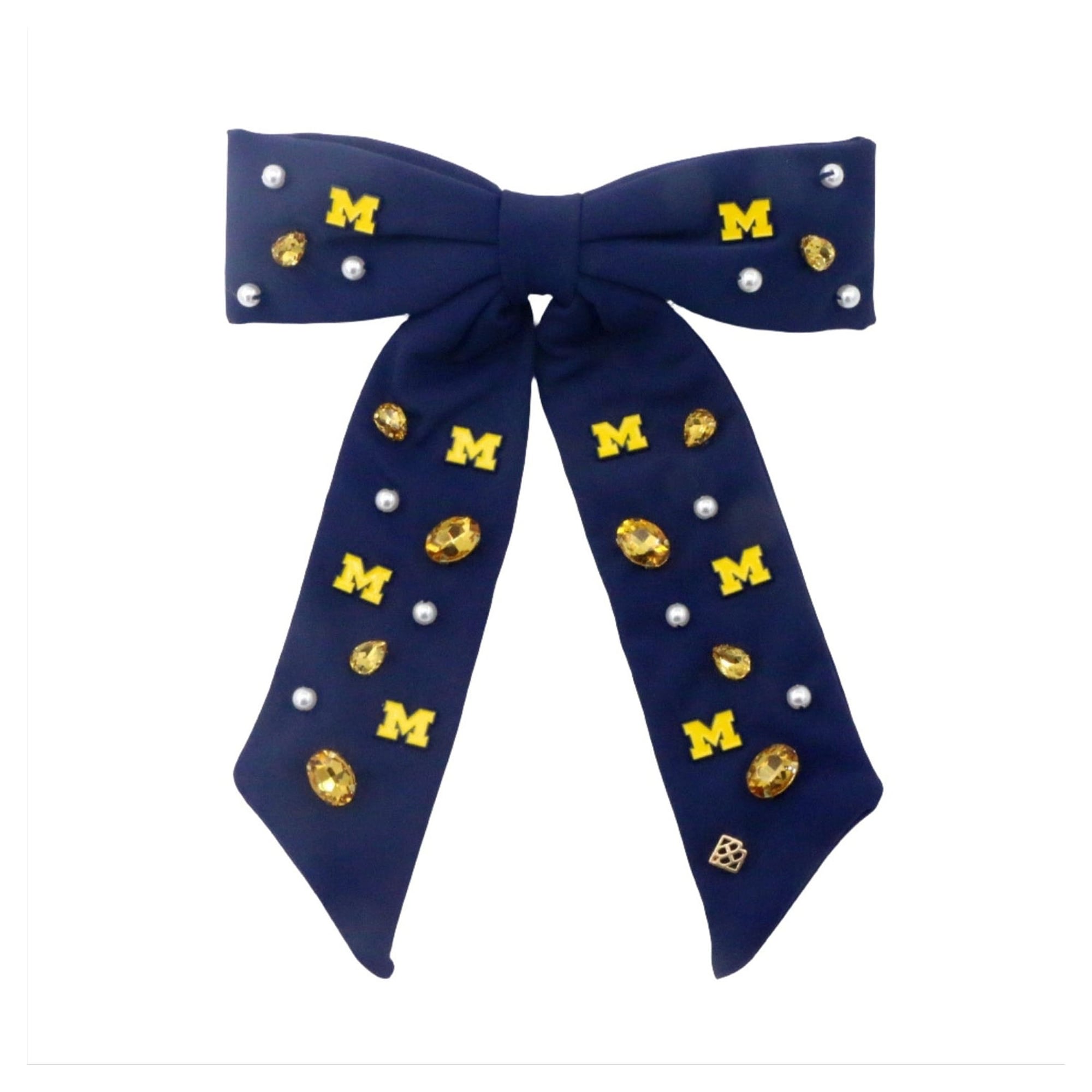 Brianna Cannon Michigan Wolverines Bow Barrette