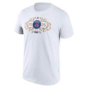 T-Shirt PSG Champions d'Europe Maillot Roster - Blanc - Homme, vue 3