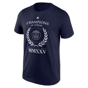T-Shirt PSG Champions d'Europe Numerals - Bleu - Homme, vue 3