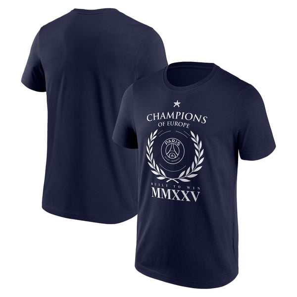 T-Shirt PSG Champions d'Europe Numerals - Bleu - Homme