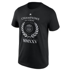 T-Shirt PSG Champions d'Europe Numerals - Noir - Homme, vue 3