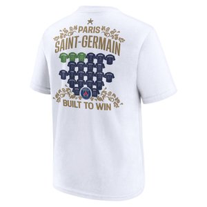 T-Shirt PSG Champions d'Europe Maillot Roster - Blanc - Enfant, vue 4
